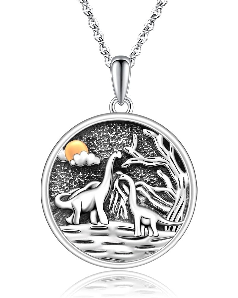 CHIC ARTSY Animal Necklace 925 Sterling Silver Vintage Elephant, Scarab, Unicorn, Dolphin Pendant Necklace Gift for Animal Lo...