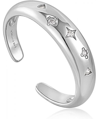 Silver Scattered Stars Adjustable Ring R034-01H $39.62 Body Jewelry