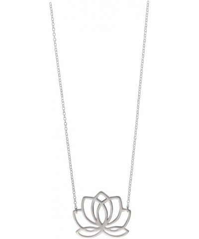 Jewelry Sterling Silver Lotus Blossom Flower Necklace, 16 inches $21.60 Necklaces