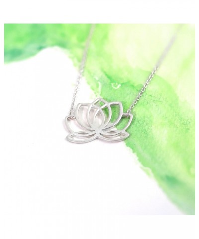 Jewelry Sterling Silver Lotus Blossom Flower Necklace, 16 inches $21.60 Necklaces