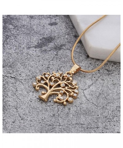 Tree of Life Necklace for Women, Gold or Silver Chain Pendant Necklace Girls Gift Necklace with CZ Crystal Gold Plated $6.98 ...