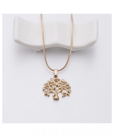 Tree of Life Necklace for Women, Gold or Silver Chain Pendant Necklace Girls Gift Necklace with CZ Crystal Gold Plated $6.98 ...