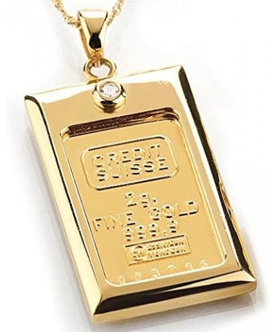 Women's Ingot Necklace 2 Gram gold $289.28 Others