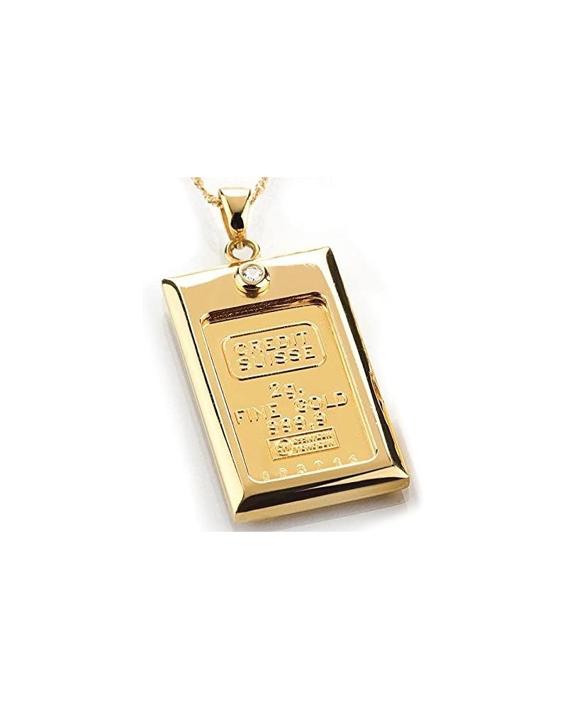 Women's Ingot Necklace 2 Gram gold $289.28 Others