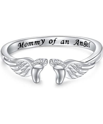 Miscarriage Gifts for Mothers 925 Sterling Silver Miscarriage Ring/Miscarriage Necklace Loss Mommy of an Angel Memorial Jewel...