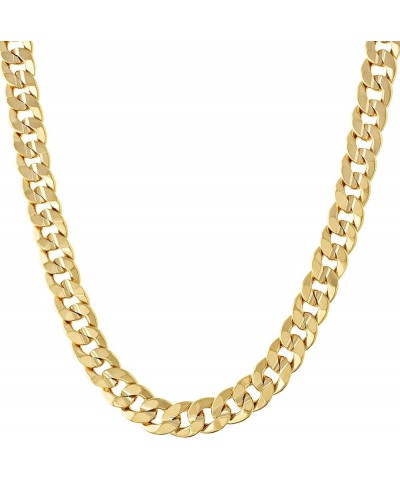 Cuban Link Chain Necklace 24k Gold Plated for Men and Women (6mm & 9.5mm) 20 inches 6mm Cuban Link Chain Gold $40.87 Necklaces