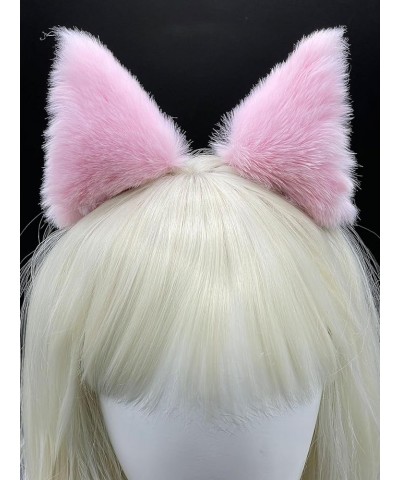 Fox Wolf Cat Ears Headband Clips, Animal Furry Ears,Christmas Halloween Ears,Cosplay Costume Accessory Funny Gifts Multicolor...