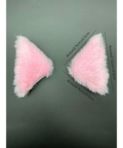 Fox Wolf Cat Ears Headband Clips, Animal Furry Ears,Christmas Halloween Ears,Cosplay Costume Accessory Funny Gifts Multicolor...