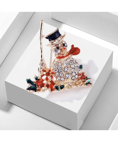 Christmas Brooch for Women Rhinestone Christmas Pin Santa Claus Snowflake Snowman Reindeer Brooch Xmas Jewelry Christmas Gift...