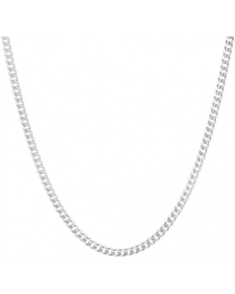 Unisex Italian 2mm Miami Cuban Curb Link Thick ITProLux Solid 925 Necklace Chain 16" - 30 26 Inch $12.25 Necklaces