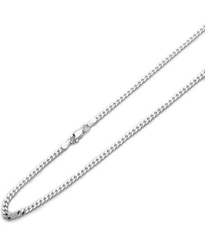 Unisex Italian 2mm Miami Cuban Curb Link Thick ITProLux Solid 925 Necklace Chain 16" - 30 26 Inch $12.25 Necklaces