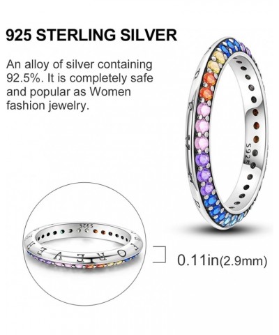 925 Sterling Silver Rings for Women Evil Eyes Rings Entwined Line Cubic Zirconia Rings Simple Stackable Finger Rings Engageme...