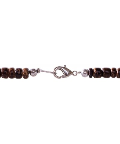 Wood Surfboard on Coconut Shell Beads Necklace Brown $10.05 Necklaces