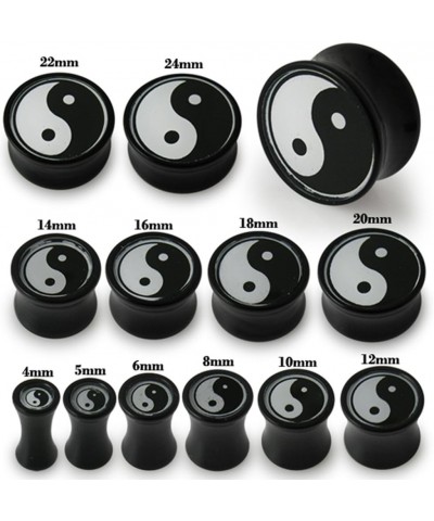 Bithch Logo on transparent Background with Black UV Double Flared Ear Plug - Sold by Piece 18.0 Millimeters $9.64 Body Jewelry