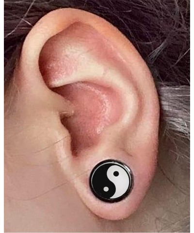 Bithch Logo on transparent Background with Black UV Double Flared Ear Plug - Sold by Piece 18.0 Millimeters $9.64 Body Jewelry