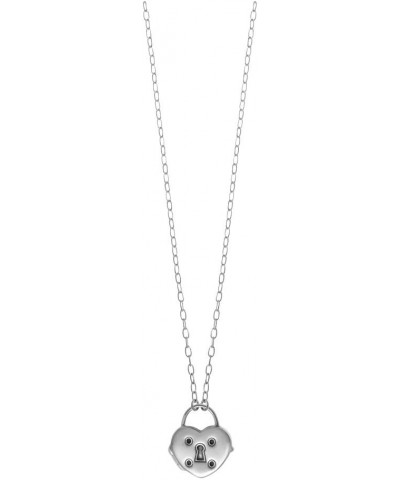 Jewelry Sterling Silver Heart Lock Locket, 16 inches $19.75 Necklaces