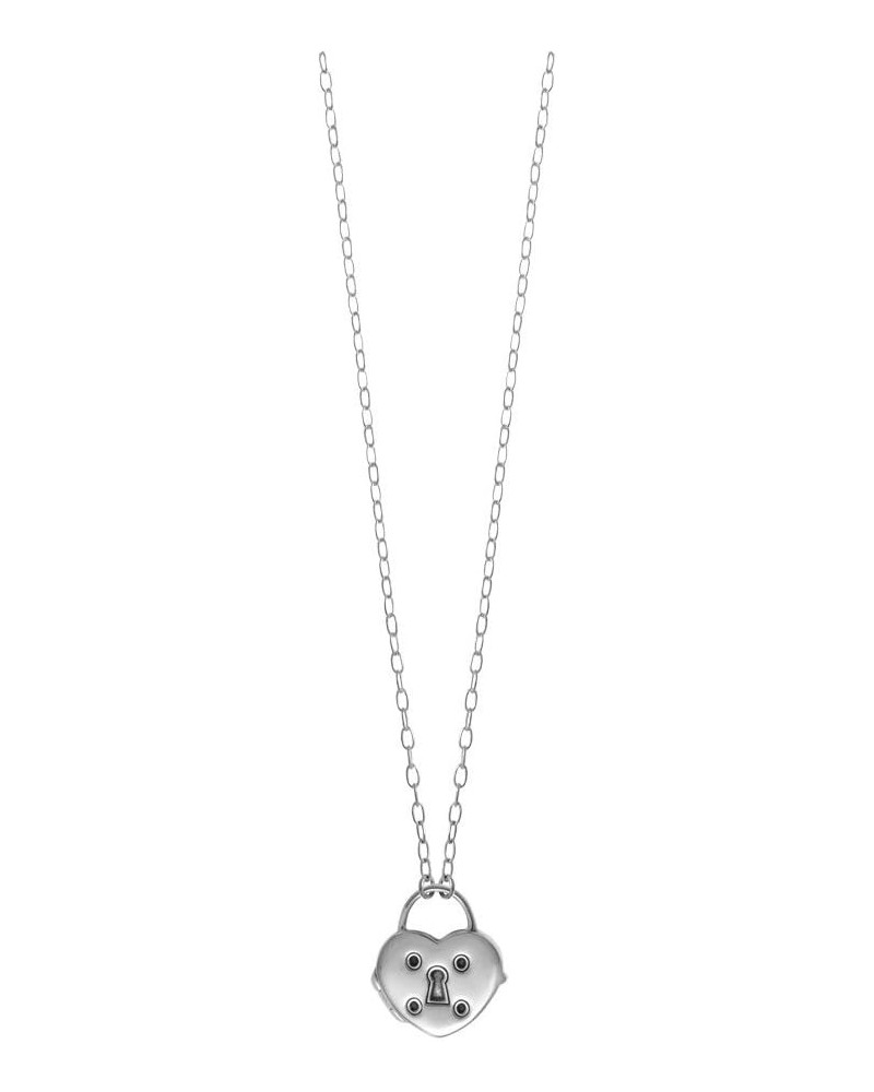 Jewelry Sterling Silver Heart Lock Locket, 16 inches $19.75 Necklaces