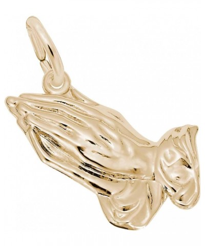 Praying Hands Charm, Gold Plated Silver $24.00 Bracelets