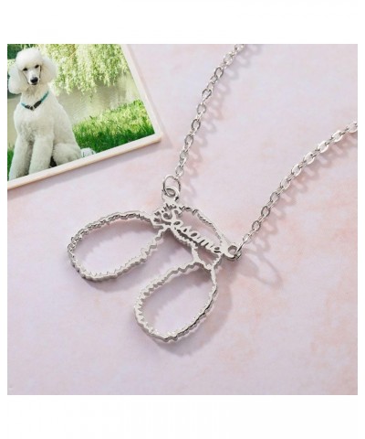 Personalized Dog Breed Ears Necklace with Name, Custom Jewelry Gift for Women, Pet Lovers Copper $18.92 Necklaces