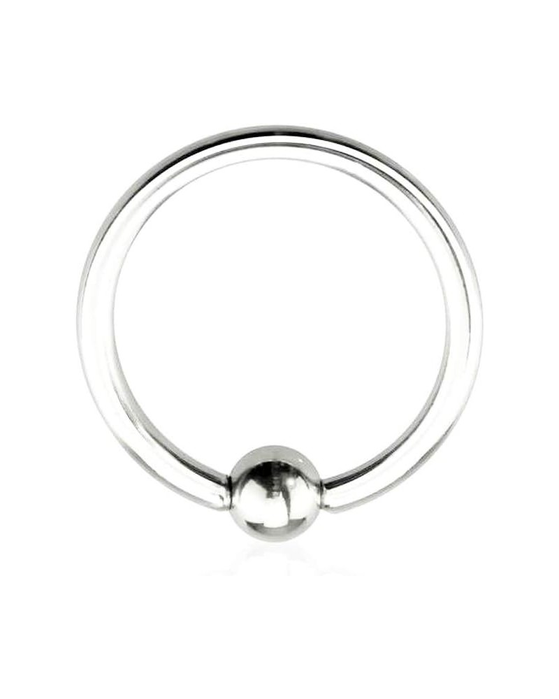 Basic Captive Bead Rings from 20g to 00g 316L Surgical Steel T: 6G, L: 5/8", B: 8mm $9.34 Body Jewelry