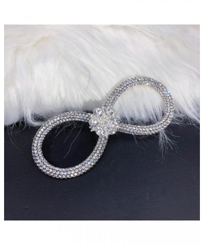 Glass Rhinestone Jewelry Bow Rhinestone Brooch Accessories DIY Wedding Dress Banquet Suit Jacket Shiny Rhinestone Jewelry One...