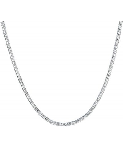 5 Pieces 925 Sterling Silver Plated 2mm Snake Chain Necklace Jewelry (20 Inch) 18 Inch $9.87 Necklaces