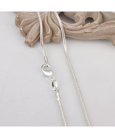 5 Pieces 925 Sterling Silver Plated 2mm Snake Chain Necklace Jewelry (20 Inch) 18 Inch $9.87 Necklaces