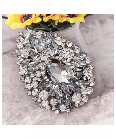 Huge Big Large Flower Statement Brooches and Pins Scarf Decoration Gold Tone Silver $14.40 Brooches & Pins