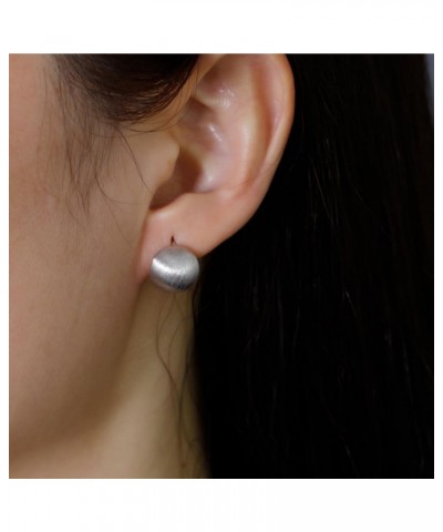 Small Huggie Hoop Earrings for Women Girls, Dainty Lightweight Huggie Earring for Everyday in 925 Sterling Silver, Hypoallerg...