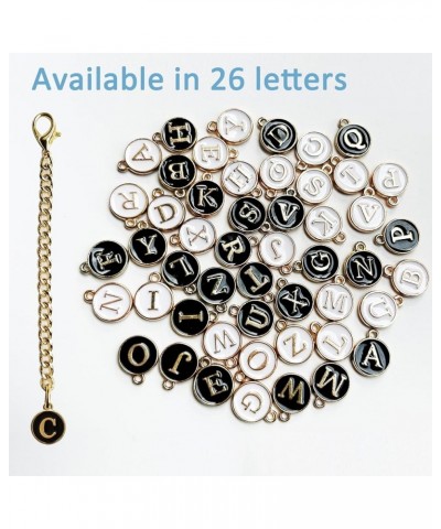 Letter Charm Accessories for Stanley Cup 2PCS Initial Name ID Personalized Handle Charm for Stanley Tumbler D $5.60 Bracelets