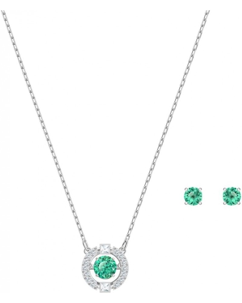 5516965 Green Toned Crystal Sparkling Dance Set $51.48 Jewelry Sets
