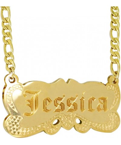 Handmade Personalized Name Jewelry Necklace 18k Gold Plated-Custom Made Any Name gold $18.23 Necklaces