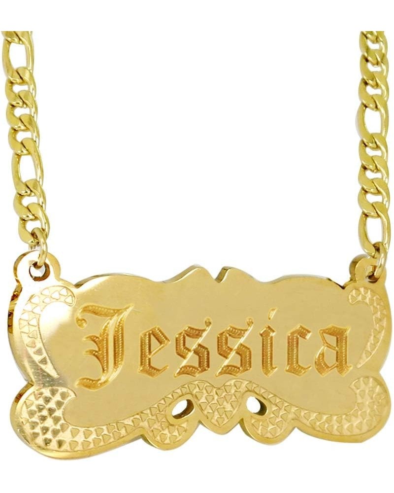 Handmade Personalized Name Jewelry Necklace 18k Gold Plated-Custom Made Any Name gold $18.23 Necklaces