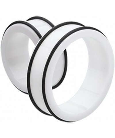 Supersize Basic Acrylic No Flare Ear Gauge Tunnel Plug 1-1/8" (29mm), White $17.81 Body Jewelry