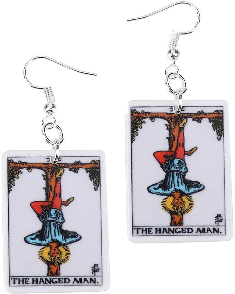 Tarot Jewelry for Women - Tarot Earrings - Zodiac Earrings - Rider Waite Tarot Earrings - Zodiac Earrings - Tarot Card Dangle...