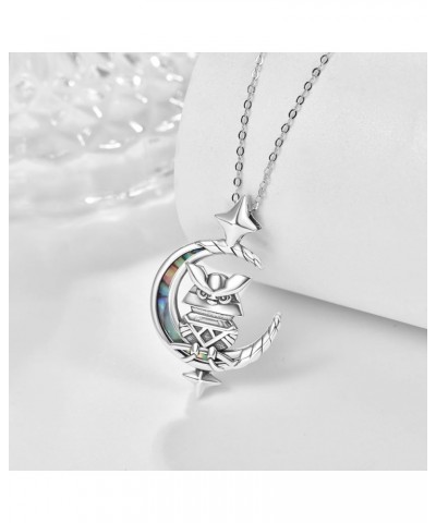 925 Sterling Sliver Dragonfly Necklace for Women Dainty Simple Pendant Necklace 18+2" Chain Jewelry Gifts B-Owl $18.62 Necklaces