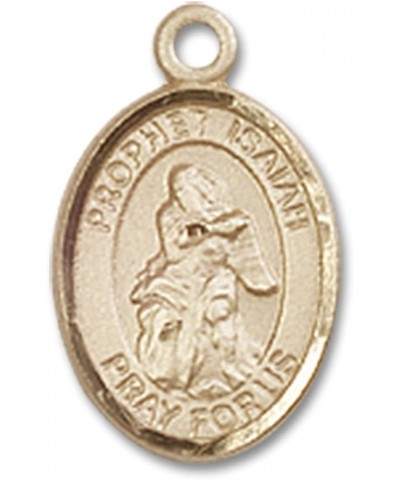 14 Karat Gold Catholic Patron Saint Medal Petite Charm Pendant, 1/2 Inch Saint Isaiah $100.58 Pendants