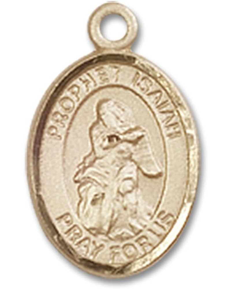 14 Karat Gold Catholic Patron Saint Medal Petite Charm Pendant, 1/2 Inch Saint Isaiah $100.58 Pendants