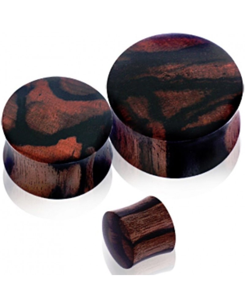 Organic Areng Zebrawood Saddle Plug 7/8 $8.47 Body Jewelry