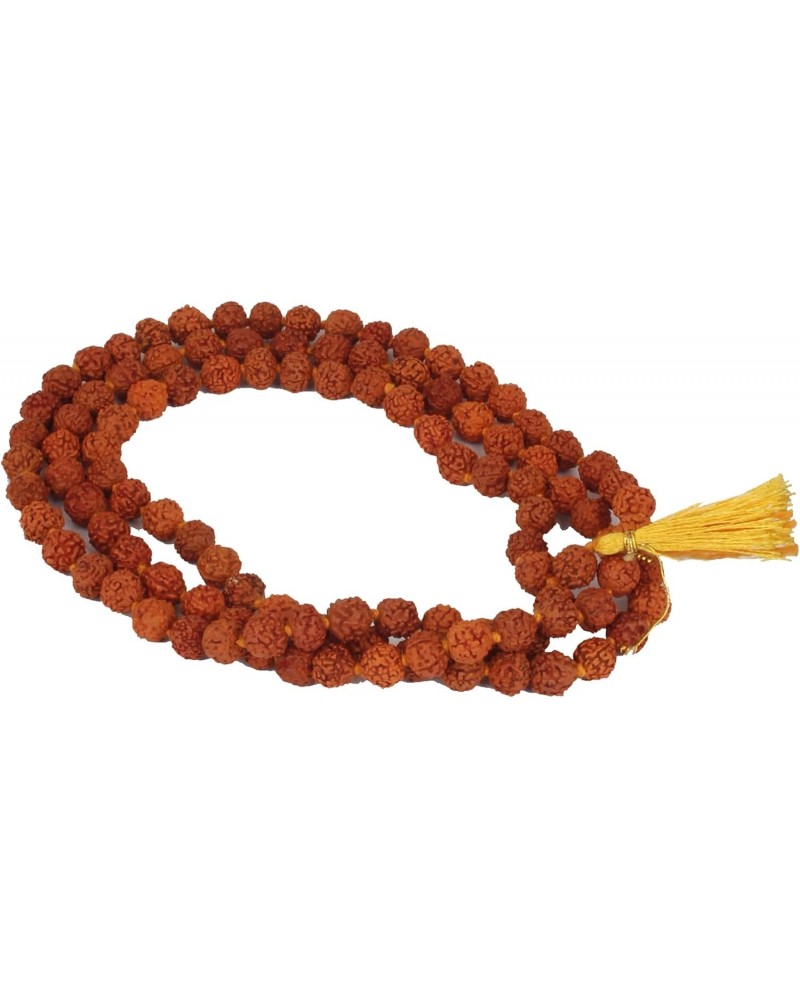 Nepali Rudraksha Mala with Certificate for Wearing and Japa Mala (5 Mukhi Mala, 108 Beads Mala) $16.51 Necklaces