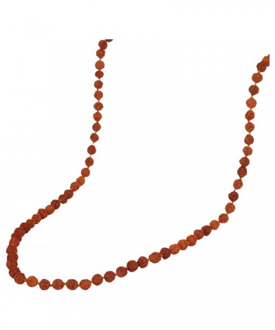 Nepali Rudraksha Mala with Certificate for Wearing and Japa Mala (5 Mukhi Mala, 108 Beads Mala) $16.51 Necklaces