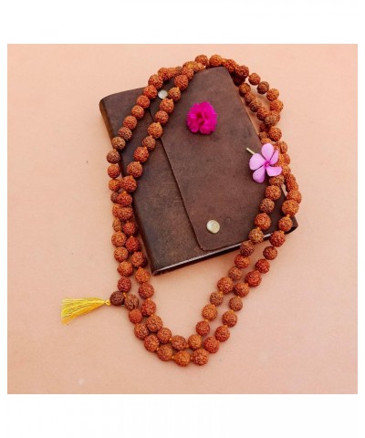 Nepali Rudraksha Mala with Certificate for Wearing and Japa Mala (5 Mukhi Mala, 108 Beads Mala) $16.51 Necklaces