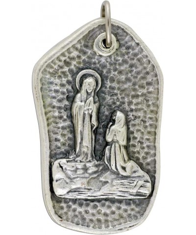 Lot of 3 - St. Bernadette/Our Lady of Lourdes (Patron Saint of Bodily Ills) Medal - 1 3/8 $8.23 Pendants