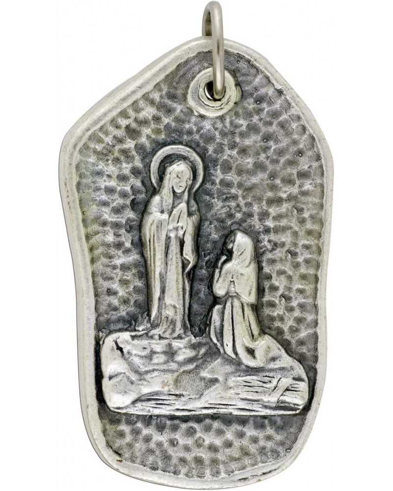 Lot of 3 - St. Bernadette/Our Lady of Lourdes (Patron Saint of Bodily Ills) Medal - 1 3/8 $8.23 Pendants