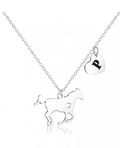 Horse Gifts for Girls Horse Necklace for Girls Dainty Horse Pendant Horse Gifts for Girls Women Horse Lovers Kids Jewelry Hea...