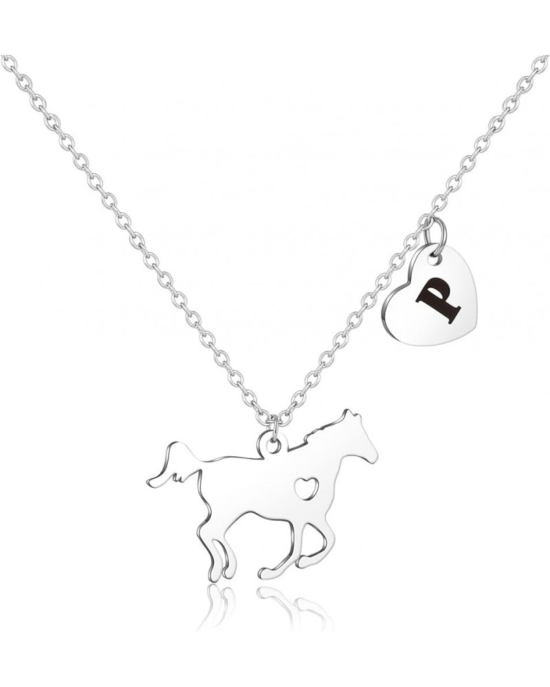 Horse Gifts for Girls Horse Necklace for Girls Dainty Horse Pendant Horse Gifts for Girls Women Horse Lovers Kids Jewelry Hea...