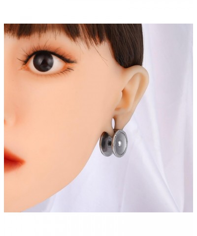 2 PCS Hypoallergenic 316 Stainless Steel Hot 00g 2g Ear Hangers Heavy/Light Weights Saddle Weights Ear Gauges Body Jewelry Wo...