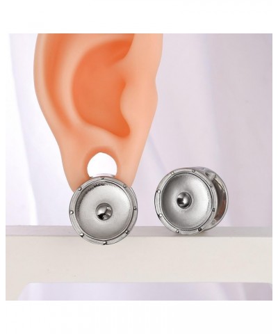 2 PCS Hypoallergenic 316 Stainless Steel Hot 00g 2g Ear Hangers Heavy/Light Weights Saddle Weights Ear Gauges Body Jewelry Wo...