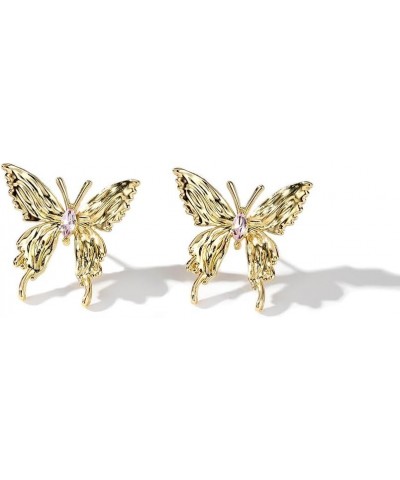 Bow Earrings for Women Gold Ribbon Bow Stud Earrings for Teen Girls Cute Red Bowknot Butterfly Stud Earrings for Her,Valentin...