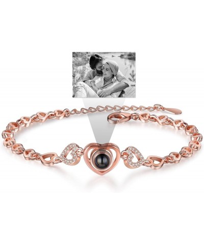 ROSI Personalized Bracelets with Picture Inside, Custom Projection Bracelets with Photos, Picture Bracelet Personalized Photo...